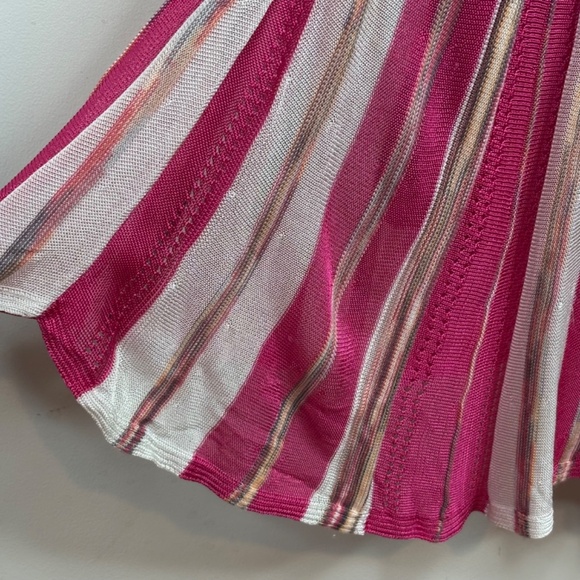 Vintage Y2K Guess Babydoll Dress M Knit Mini Pink Retro Barbie Mean Girls Hoco - Picture 4 of 11